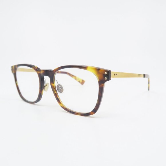 Dior Exquise04 086 Havana and Gold New Square Eyeglasses Frames. - Picture 4 of 10